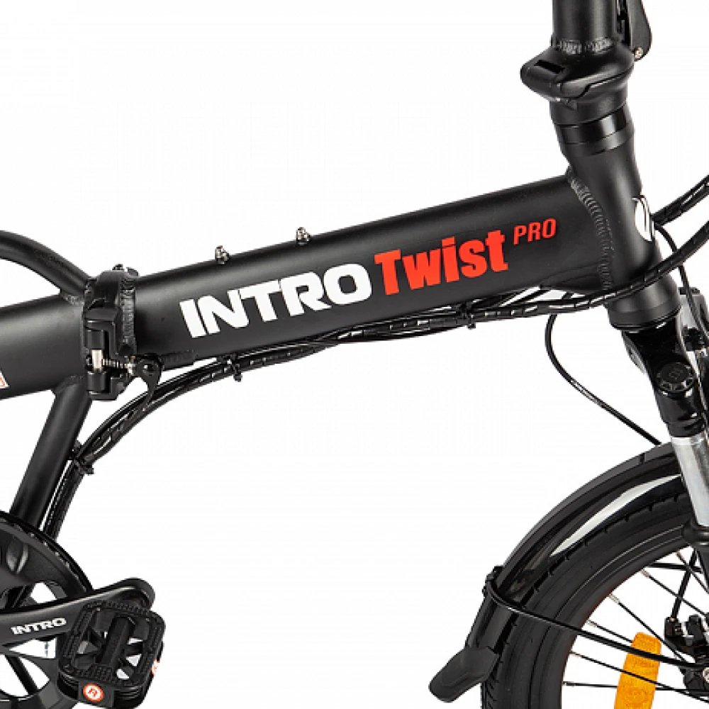Электровелосипед INTRO Twist Pro черный 4